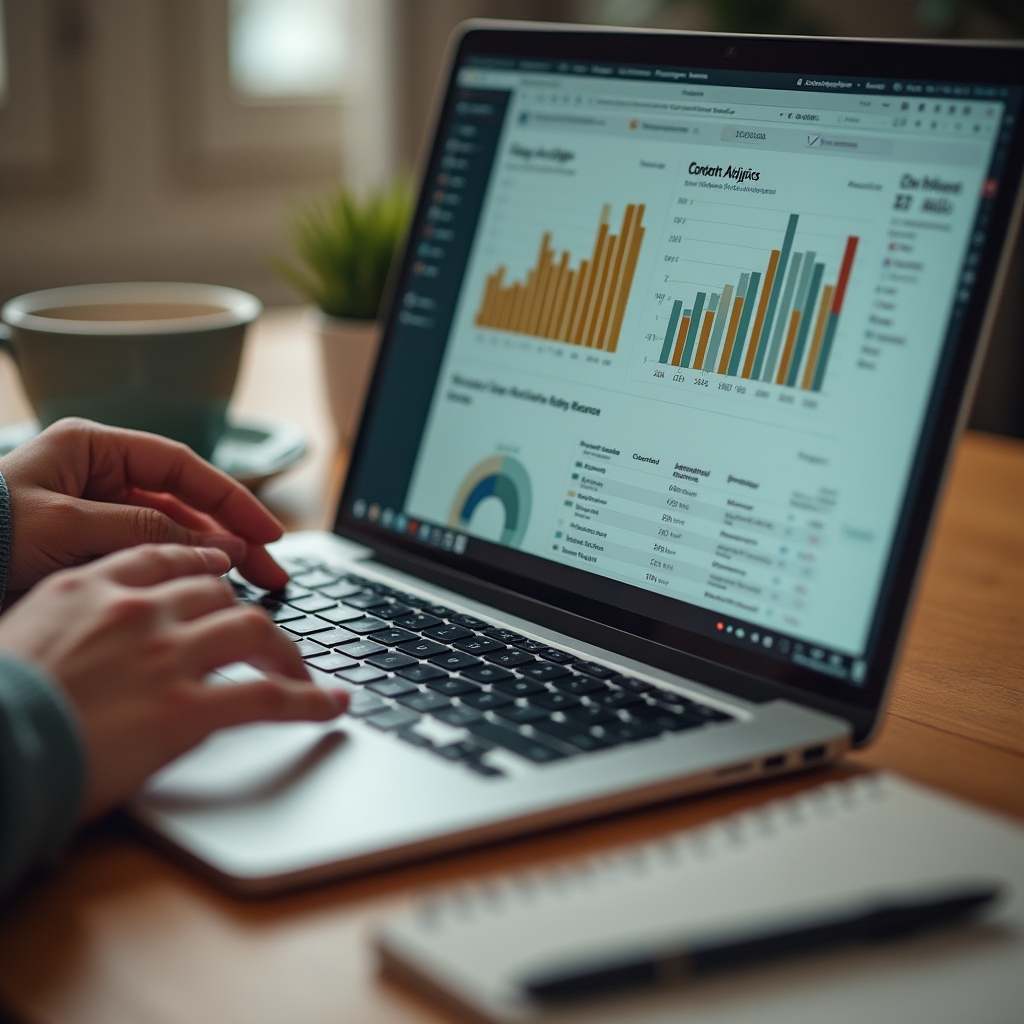 Detail analytického přehledu s grafy návštěvnosti článků